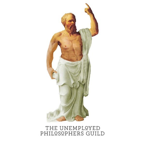 Unemployed Philosophers Guild - Поздравителна картичка и стикери – Сократ 1